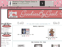Tablet Screenshot of goodiesbygail.com